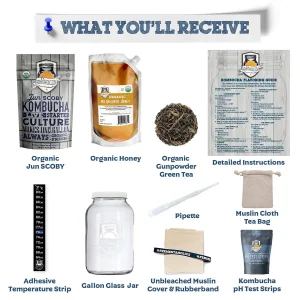 Jun Kombucha Brewing Starter Kit