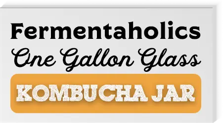 Plain Gallon Kombucha Glass Jar