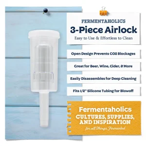 3-Piece Airlock for Fermenting