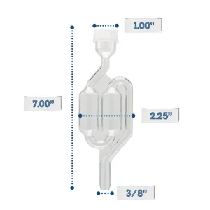S-Style Airlock for Fermentation