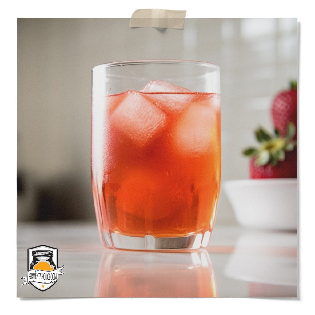 Strawberry Ginger Kombucha