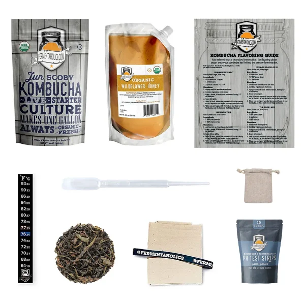 1 Gallon Jun Kombucha Starter Kit
