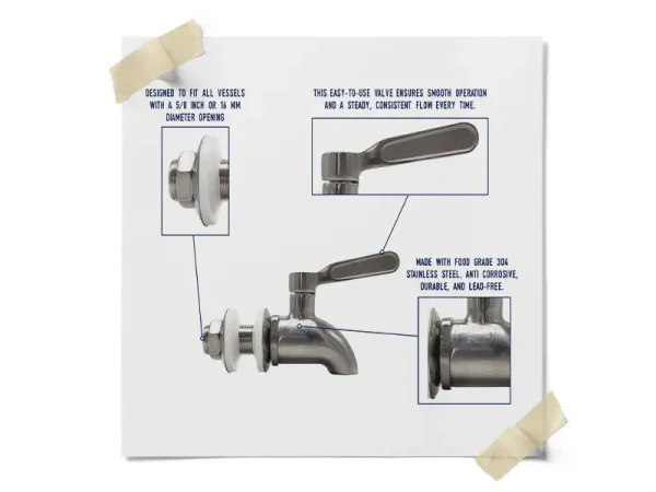Clog Free Spigot