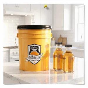 Clear Stout Bottles for Kombucha