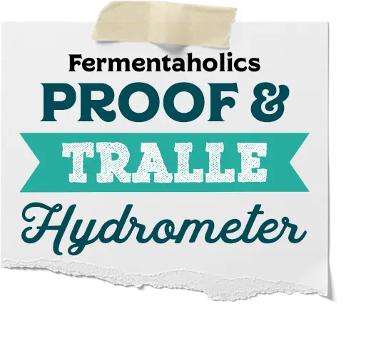 Proof And Tralle Hydrometer