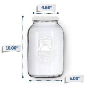 Printed Gallon Glass Jar