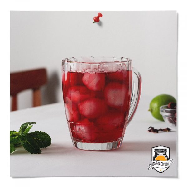 Hibiscus Lime Kombucha