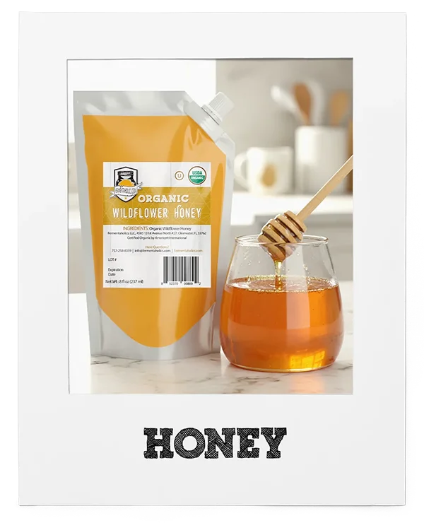 Wildflower Honey For Hibiscus Kombucha