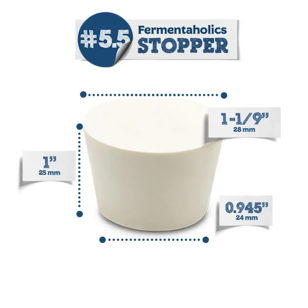 #5.5 Solid Rubber Stopper