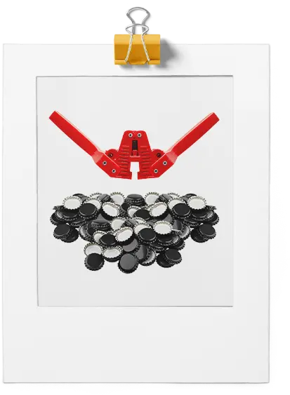 Black Bottle Caps For Home Brewing
