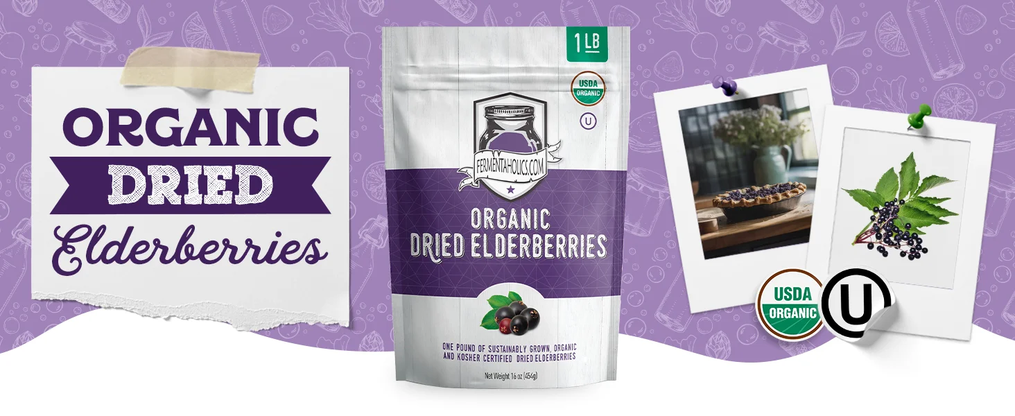 Organic Dried Elderberries