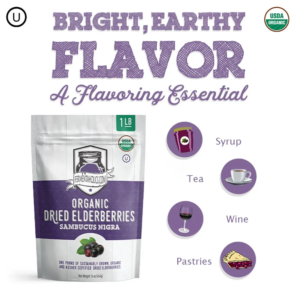 Organic Dried Elderberry