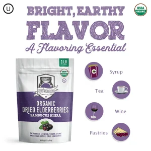 Organic Dried Elderberry