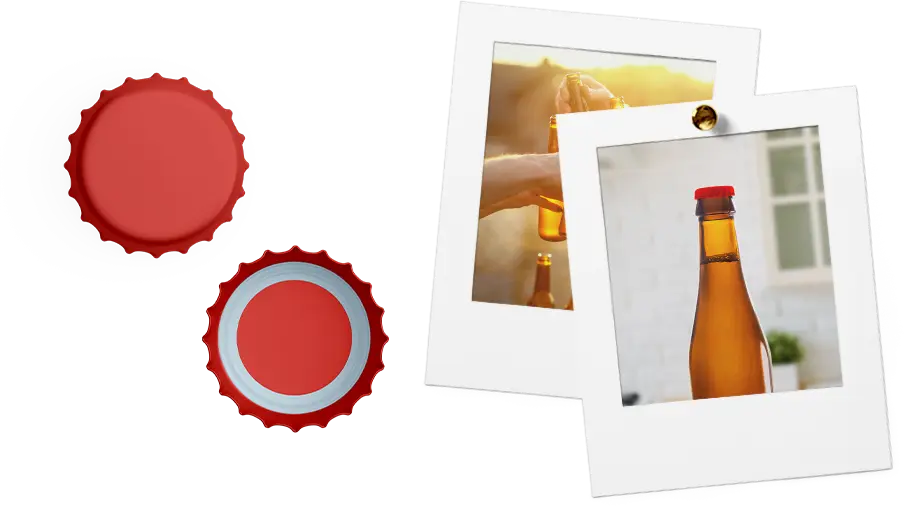 Red Bottle Caps