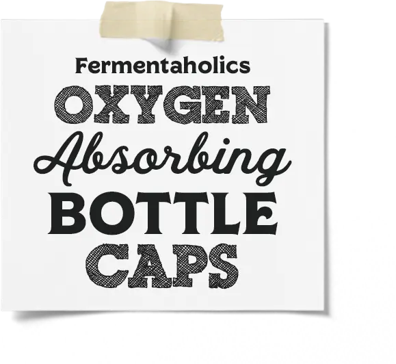Oxygen Absorbing Blue Silver Caps