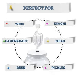 Fermentation Lid With Airlock