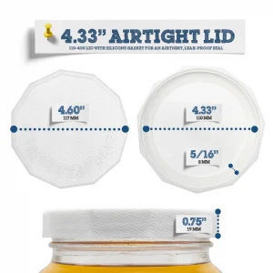 Plastic Lid For Gallon Ja