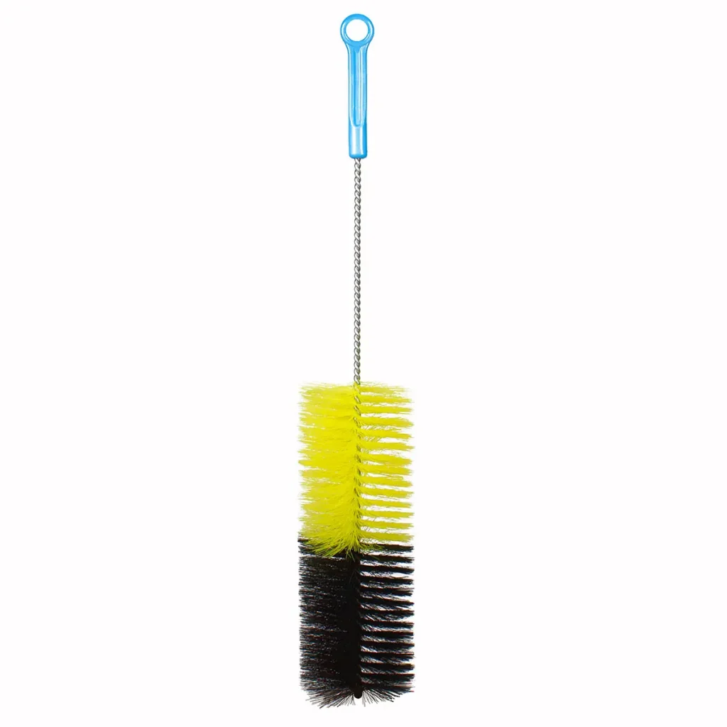 19 Inch Long Bottle Brush - Yellow