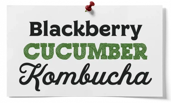 How To Make Blackberry Cucumber Kombucha