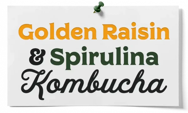 How To Make Golden Raisin And Spirulina Kombucha