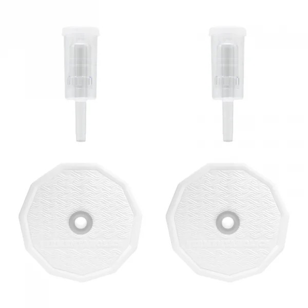 2-Pack Wide Mouth Mason Jar Fermentation Lids With 3-Piece Airlocks