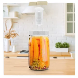 Mason Jar Lids With 3 Piece Airlocks