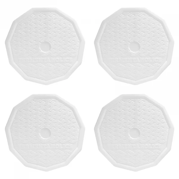 4-Pack White Wide Mouth Mason Jar Lids
