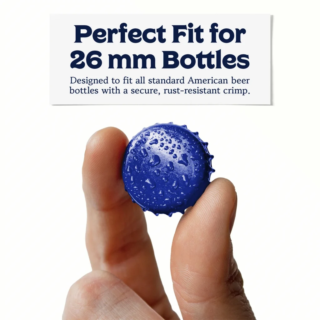 Blue Beer Bottle Caps