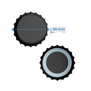 Bottle Cap Black