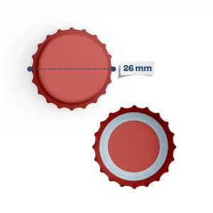 Bottle Cap Red