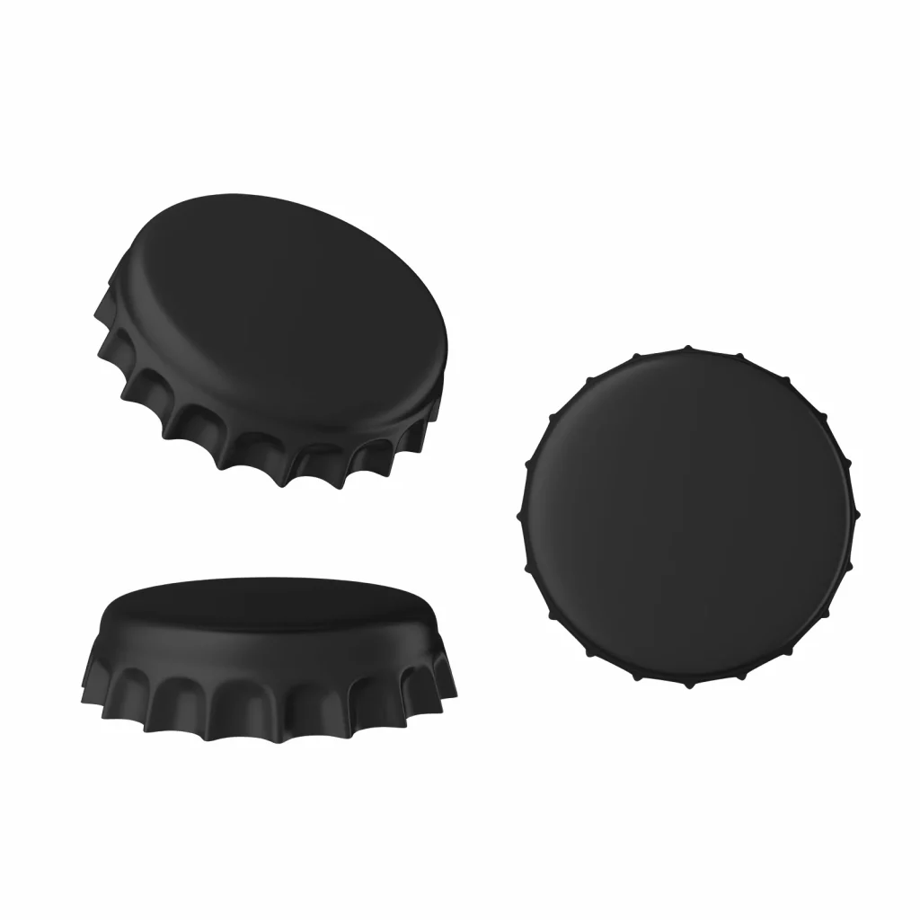 Black Beer Bottle Caps