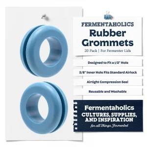 Light Blue Rubber Grommet