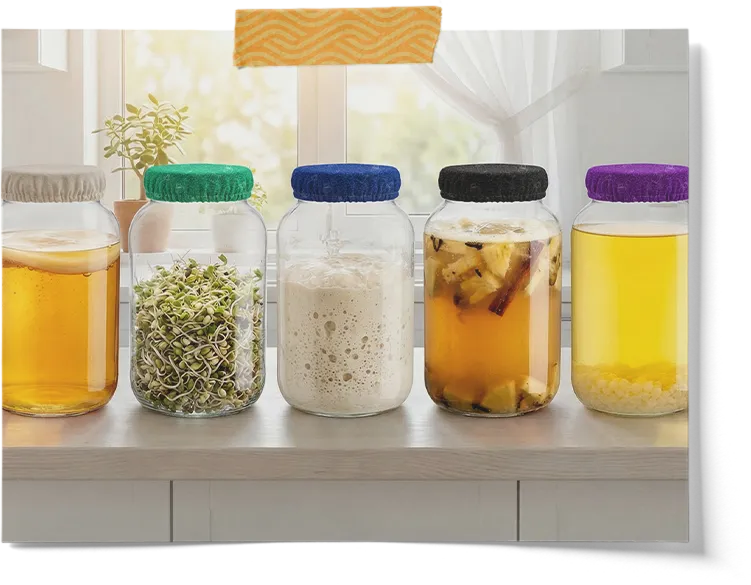 Wide Mouth Gallon Jar Covers