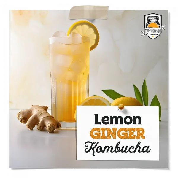 Lemon Ginger Kombucha